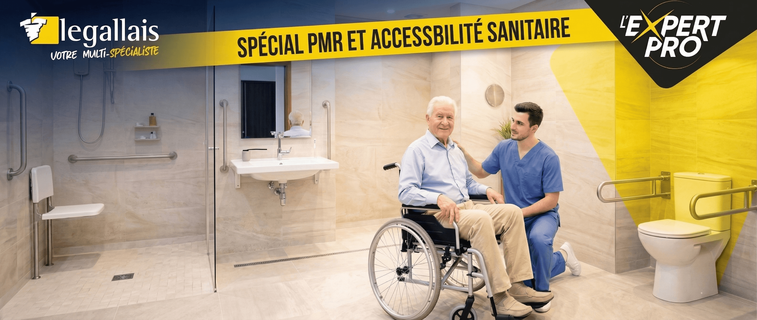 Accessibilité PMR et sanitaire adapté – Solutions professionnelles